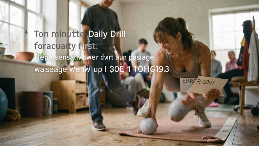 A ten minute daily drill for accuracy first: a clear local view of the practice subject